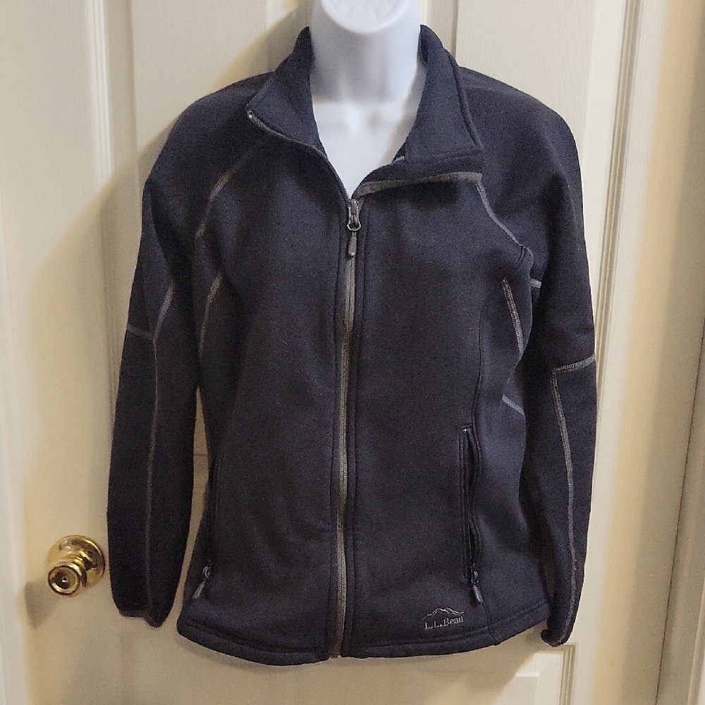 L.L. Bean Black Utility Jacket Versatile and Durable